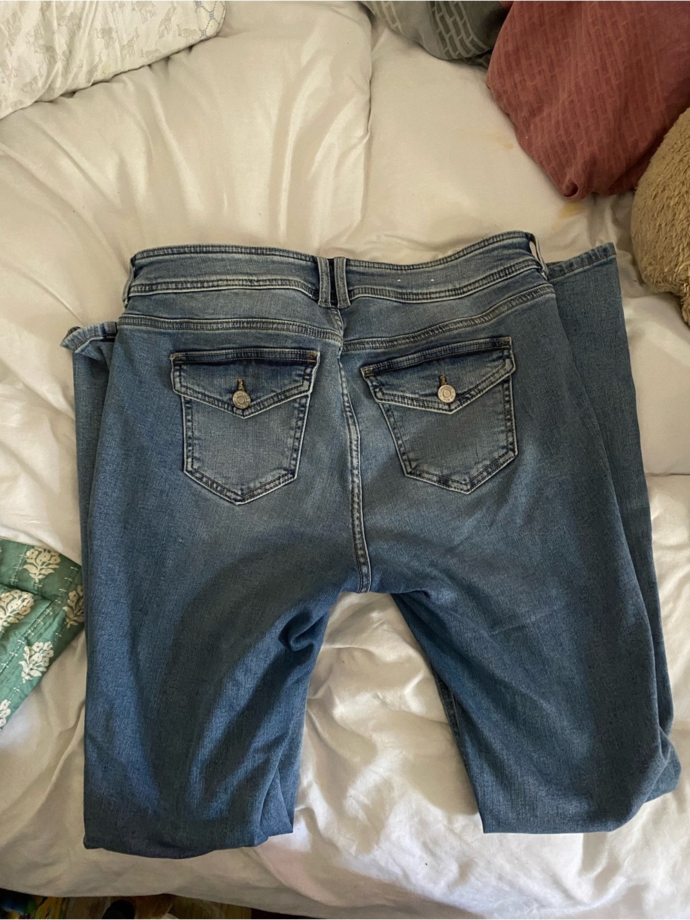Garage Boot Cut Women's Jeans in Mid Blue Wash